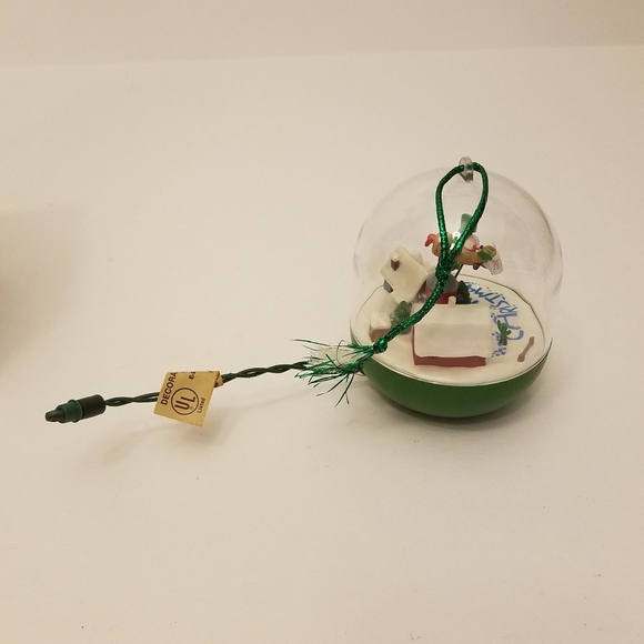 1989 Hallmark Magic Ornament Light Motion Spirit of St Nick Plane Swoops Soars - Picture 7 of 16